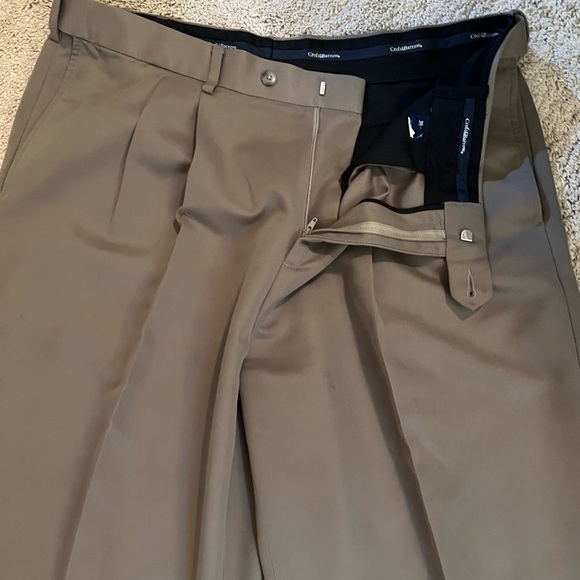Men's Croft & Borrow Classic Brown Pants - Picture 2 of 3